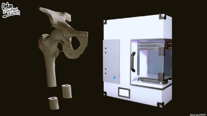 IMPRESORA 3D PARA REPLICAR HUESOS CON MATERIALES BIODEGRADABLES