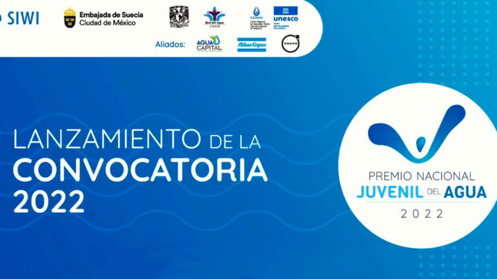 CONVOCAN AL PREMIO NACIONAL JUVENIL DEL AGUA 2022