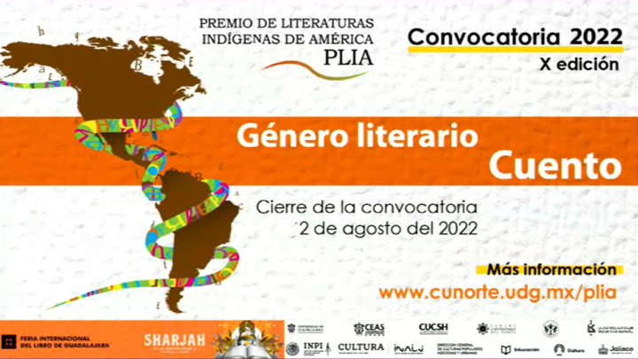 CONVOCATORIA AL PREMIO DE LITERATURAS INDÍGENAS DE AMÉRICA 2022