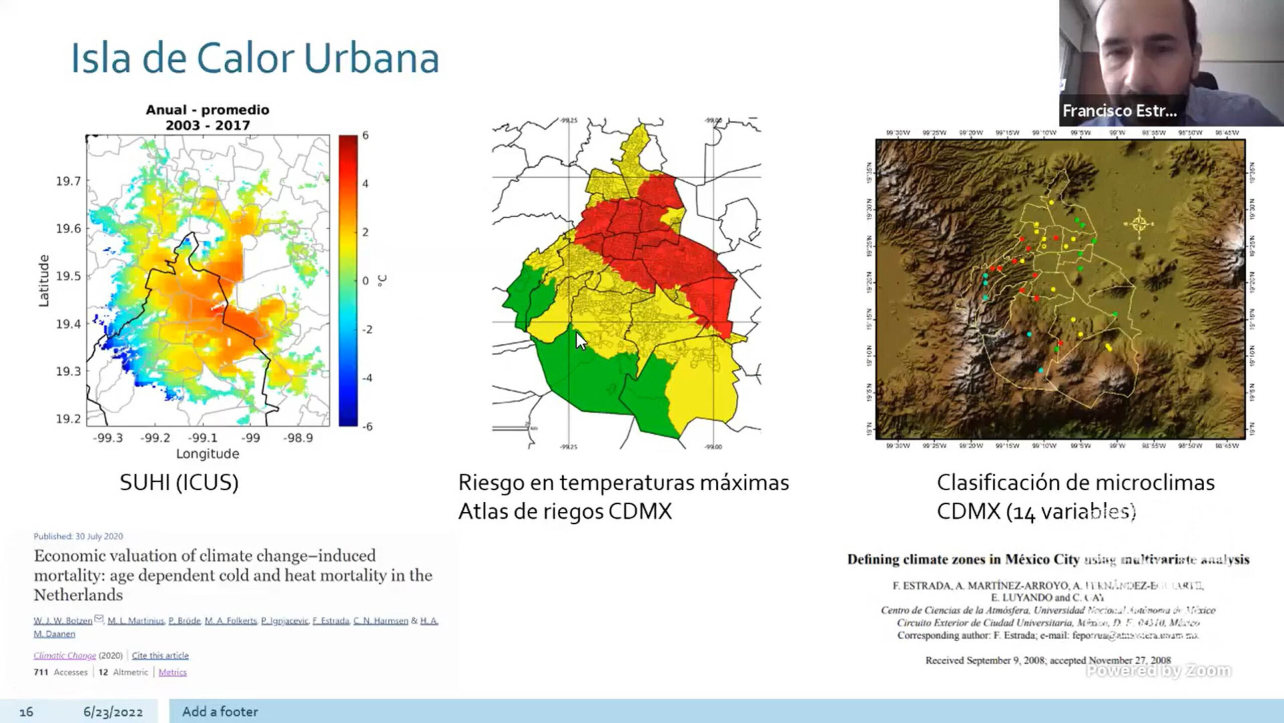 EFECTOS DE LA ISLA DE CALOR DEBEN SER MITIGADOS AL IGUAL QUE EL CAMBIO CLIMÁTICO