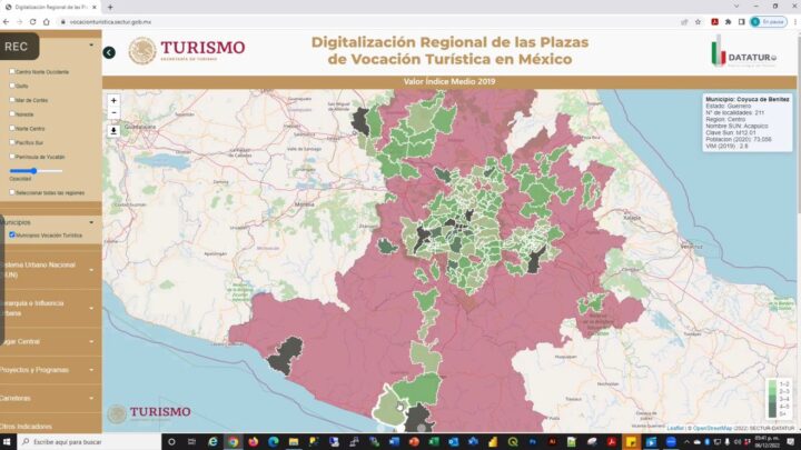 PLATAFORMA “DIGITALIZACIÓN REGIONAL DE LAS PLAZAS DE VOCACIÓN TURÍSTICA EN MÉXICO”