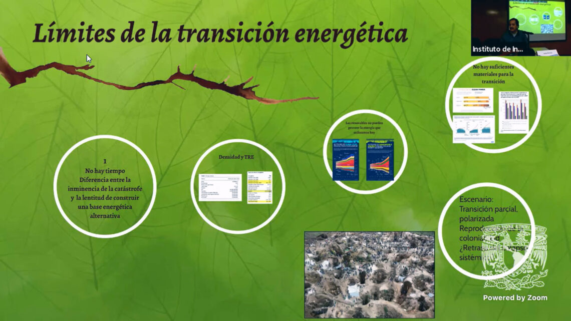 TRANSICIÓN ENERGÉTICA IMPLICA CAMBIOS EN LA ORGANIZACIÓN DE LA ECONOMÍA GLOBAL