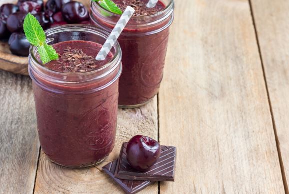 SMOOTHIE DE COCOA Y CEREZA