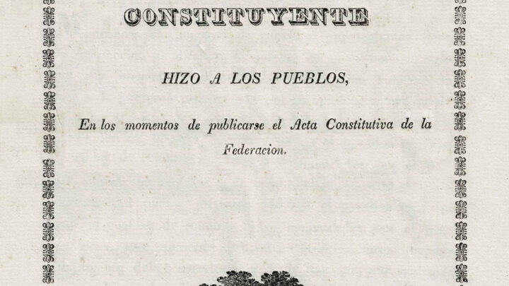 BICENTENARIO DE LA PRIMERA CONSTITUCIÓN DE MÉXICO