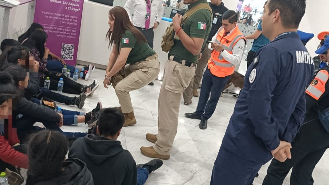 RESCATE DE OCHO MENORES EN EL AICM
