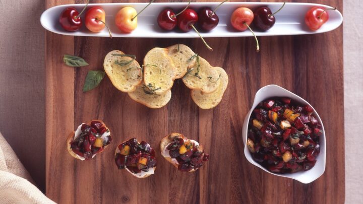 APERITIVOS CON CEREZAS