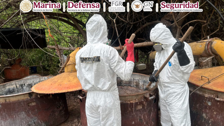 EN CULIACÁN NEUTRALIZAN LABORATORIO PARA FABRICACIÓN DE DROGAS