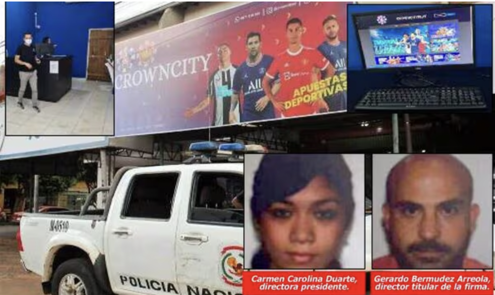 ARRESTAN EN PARAGUAY A SOBRINO DE BERMÚDEZ REQUENA POR APUESTAS CLANDESTINAS