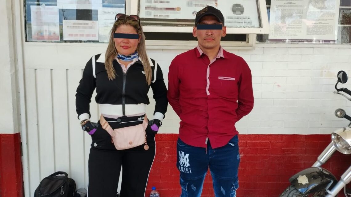 DETIENEN A DOS PRESUNTOS INTEGRANTES DE CÉLULA DELICTIVA COLOMBIANA EN ECATEPECEN ECATEPEC