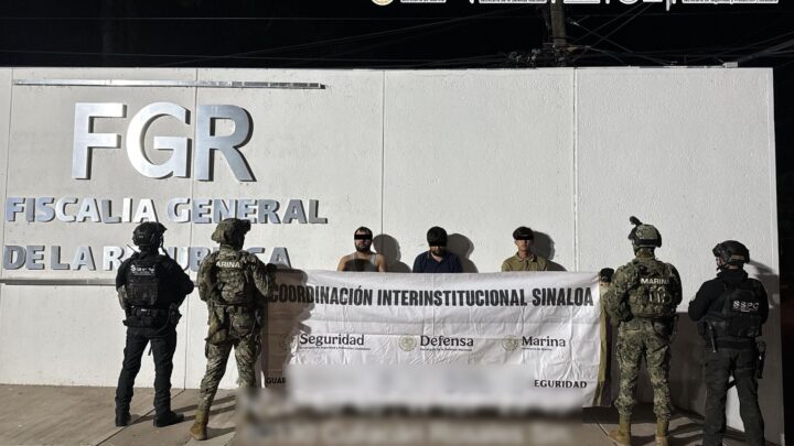 DETIENEN A TRES HOMBRES ARMADOS TRAS REPELER UNA AGRESIÓN EN SINALOA