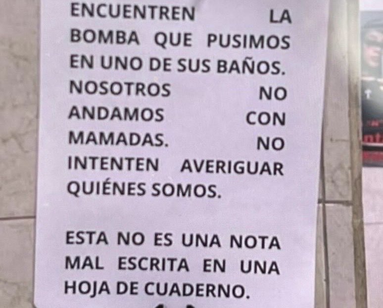 IDENTIFICAN A PRESUNTOS RESPONSABLES DE AMENAZAS CONTRA LA UNIVERSIDAD DE LA NACIÓN