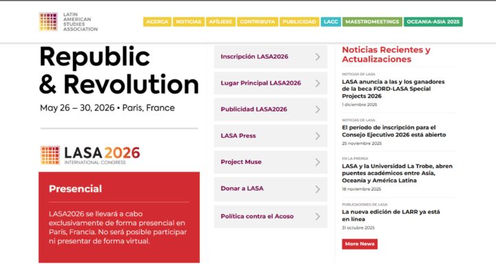 MÁS DE CINCO MIL EXPERTOS EN ESTUDIOS LATINOAMERICANOS