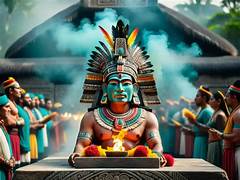 CON TECNOLOGÍA DE ÚLTIMA GENERACIÓN RECREA RITUALES MAYAS